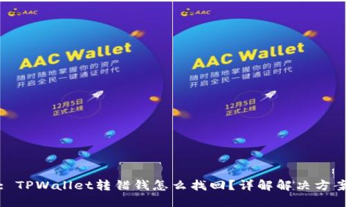 : TPWallet转错钱怎么找回？详解解决方案