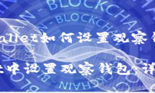 以下是关于tpwallet如何设置观察钱包的详细内容：

如何在TPWallet中设置观察钱包：详细步骤指南