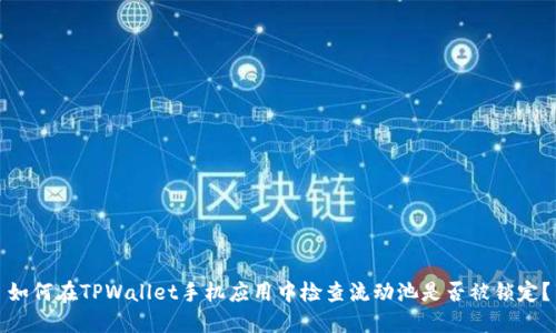 如何在TPWallet手机应用中检查流动池是否被锁定？